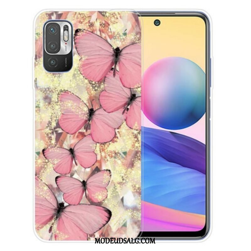 Cover Xiaomi Redmi Note 10 5G Kongelige Sommerfugle