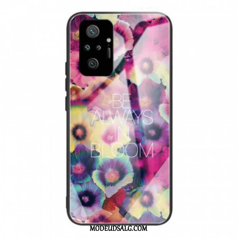 Cover Xiaomi Redmi Note 10 Pro Be Always In Bloom Hærdet Glas