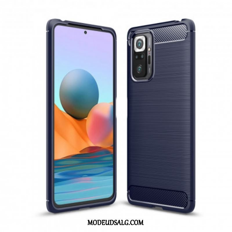 Cover Xiaomi Redmi Note 10 Pro Børstet Kulfiber