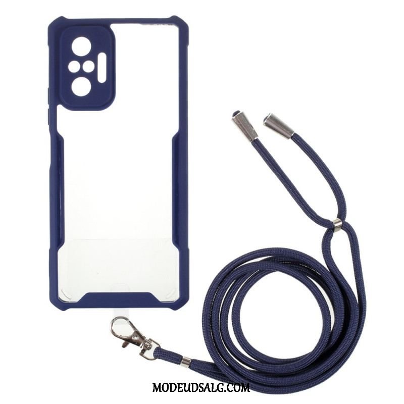 Cover Xiaomi Redmi Note 10 Pro Farvet Cord Hybrid