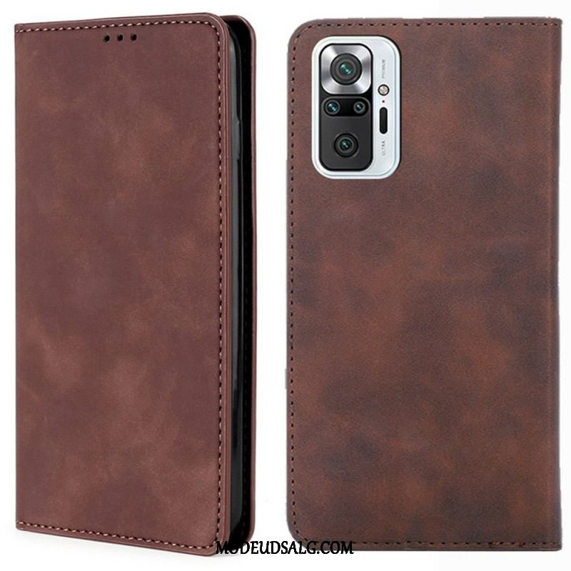 Cover Xiaomi Redmi Note 10 Pro Flip Cover Klassisk Skin-touch