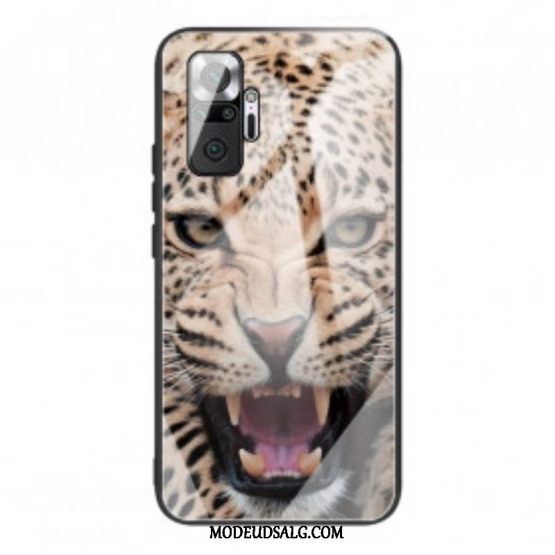 Cover Xiaomi Redmi Note 10 Pro Leopard Hærdet Glas