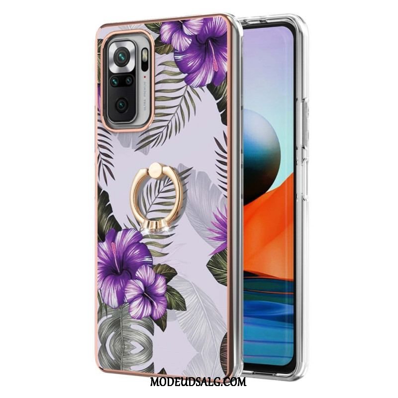 Cover Xiaomi Redmi Note 10 Pro Ring-bracket Blomster