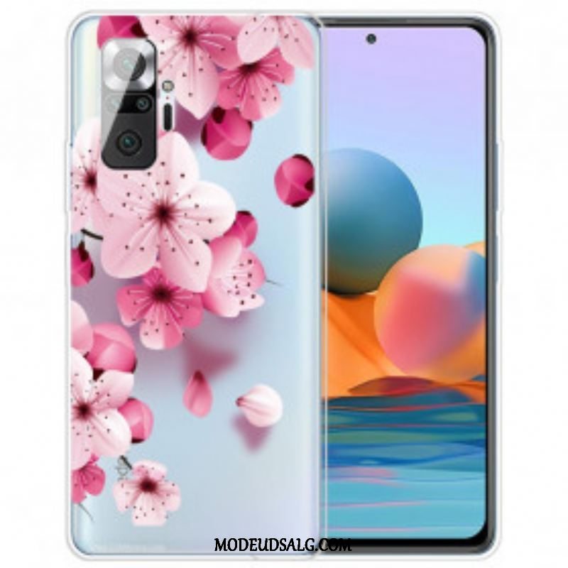 Cover Xiaomi Redmi Note 10 Pro Små Lyserøde Blomster