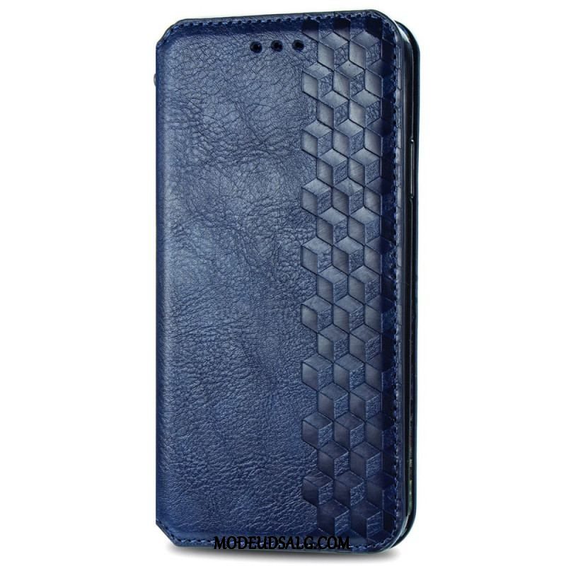 Cover Xiaomi Redmi Note 11 / 11S Flip Cover Diamanttekstur I Lædereffekt