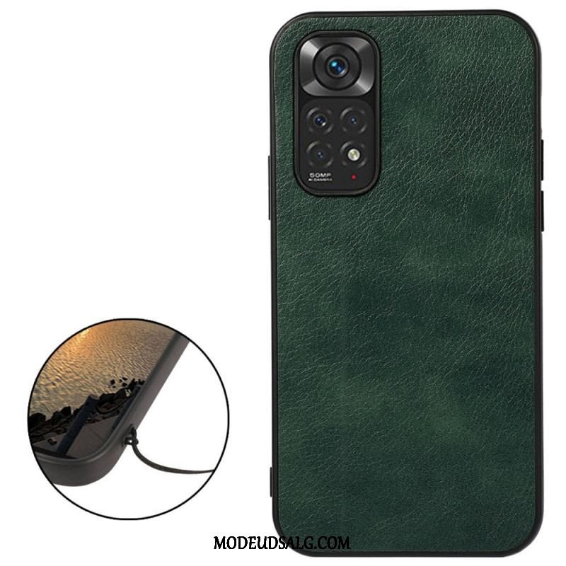 Cover Xiaomi Redmi Note 11 / 11S Litchi Imiteret Læder