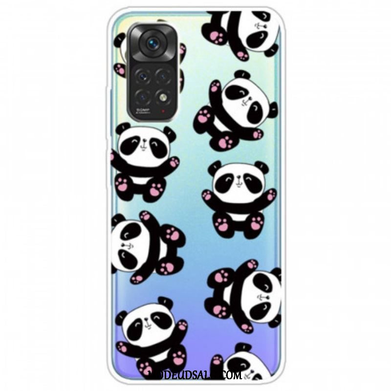 Cover Xiaomi Redmi Note 11 / 11S Sjove Pandaer