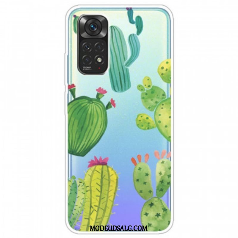 Cover Xiaomi Redmi Note 11 Pro / 11 Pro 5G Akvarel Kaktusser