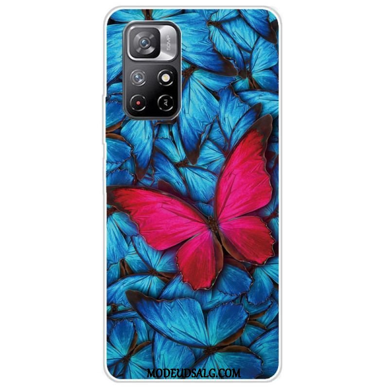 Cover Xiaomi Redmi Note 11 Pro Plus 5G Fleksible Sommerfugle