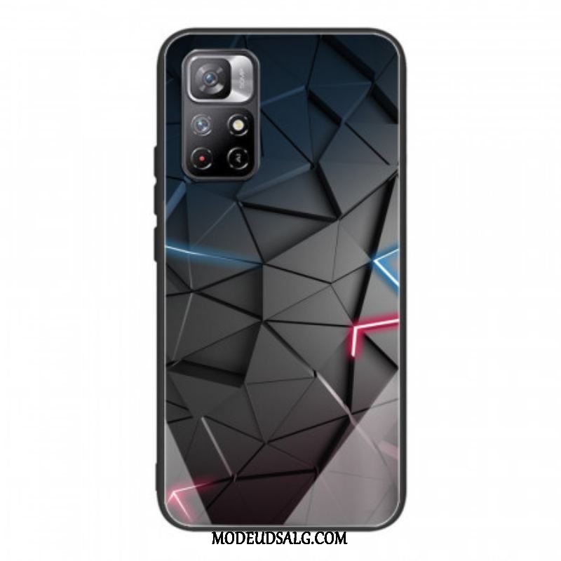 Cover Xiaomi Redmi Note 11 Pro Plus 5G Hærdet Glas Geometri