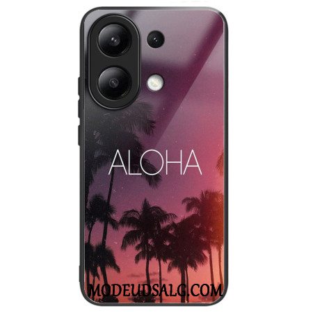 Cover Xiaomi Redmi Note 13 4g Telefon Etui Aloha Hærdet Glas