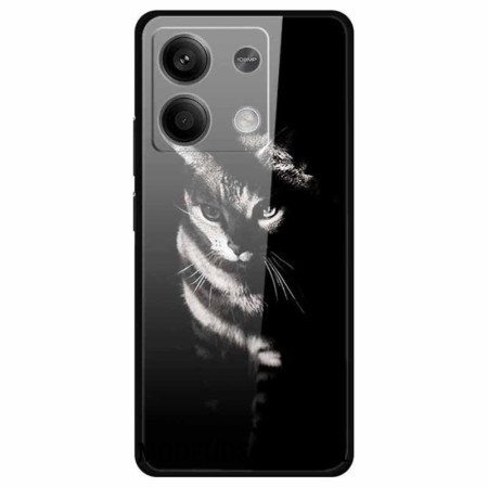 Cover Xiaomi Redmi Note 13 5g Telefon Etui Shadow Cat Hærdet Glas