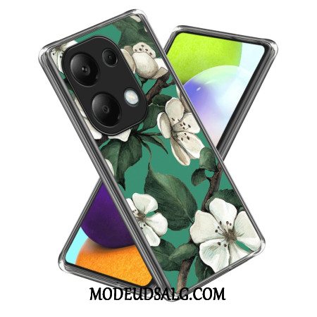 Cover Xiaomi Redmi Note 13 Pro 4g Telefon Etui Hvide Blomster