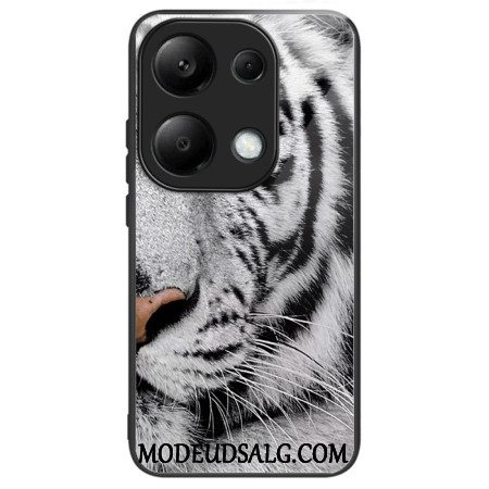 Cover Xiaomi Redmi Note 13 Pro 4g Tigerhoved Hærdet Glas