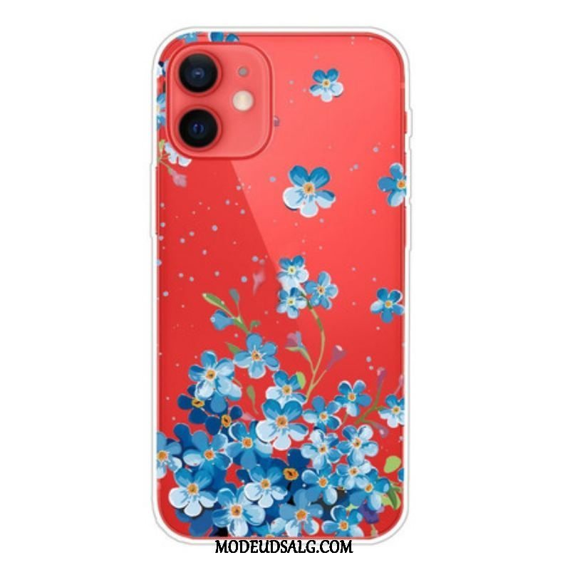 Cover iPhone 13 Mini Buket Blå Blomster