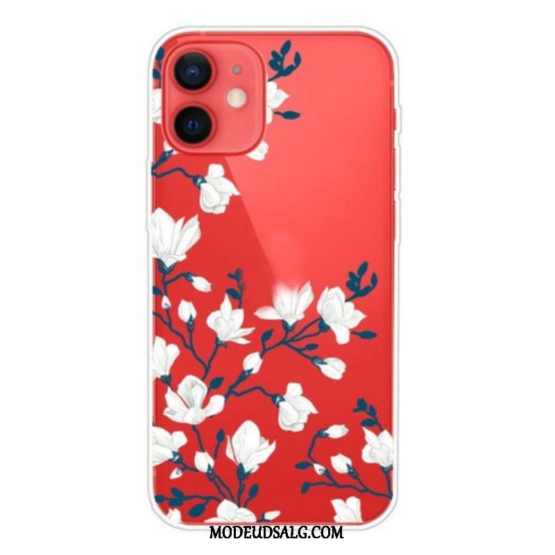 Cover iPhone 13 Mini Hvide Blomster