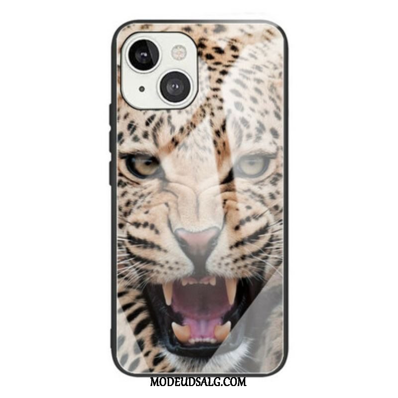 Cover iPhone 13 Mini Leopard Hærdet Glas