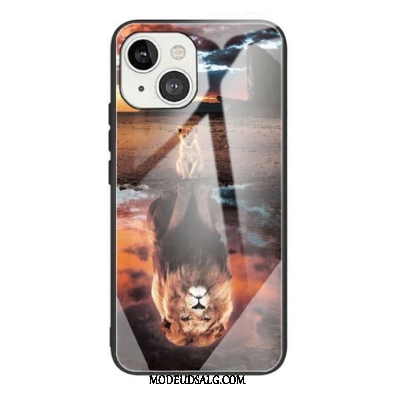 Cover iPhone 13 Mini Lion Cub's Dream Hærdet Glas