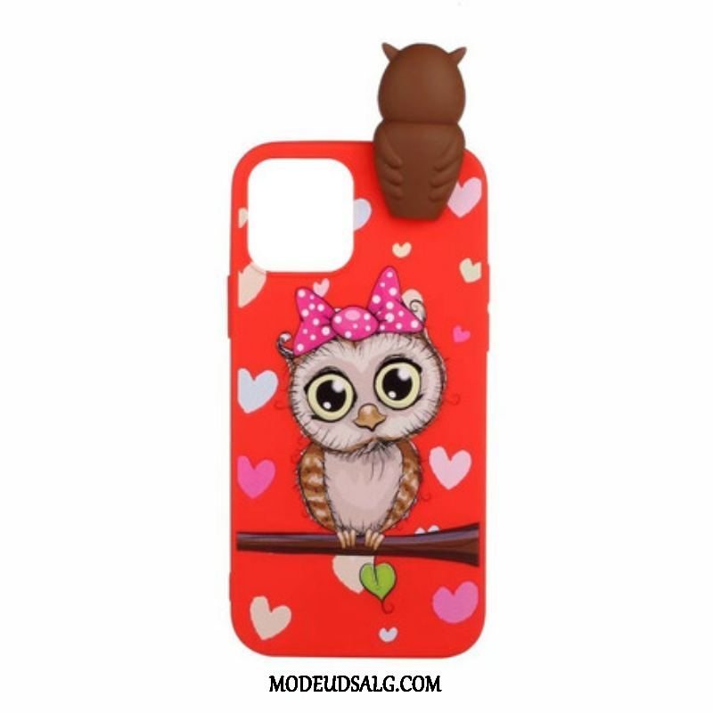 Cover iPhone 13 Mini Miss Owl 3d