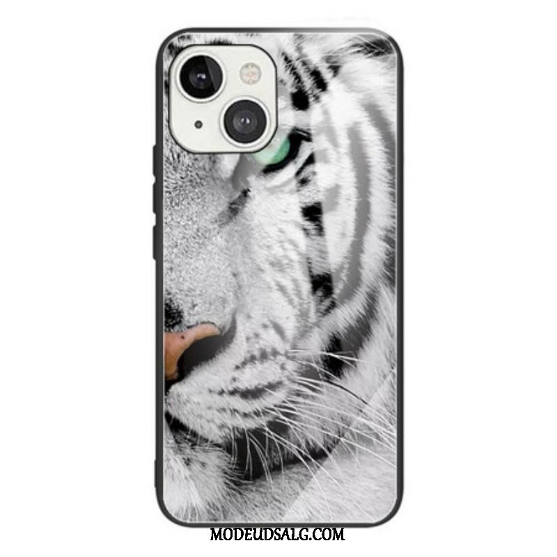 Cover iPhone 13 Mini Tiger Hærdet Glas