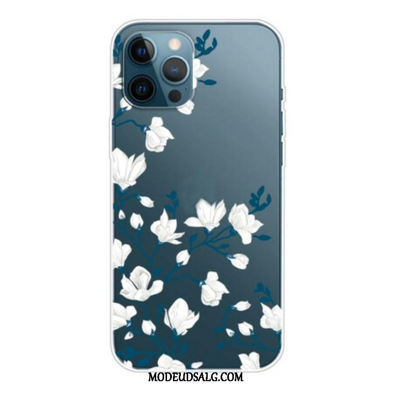 Cover iPhone 13 Pro Hvide Blomster