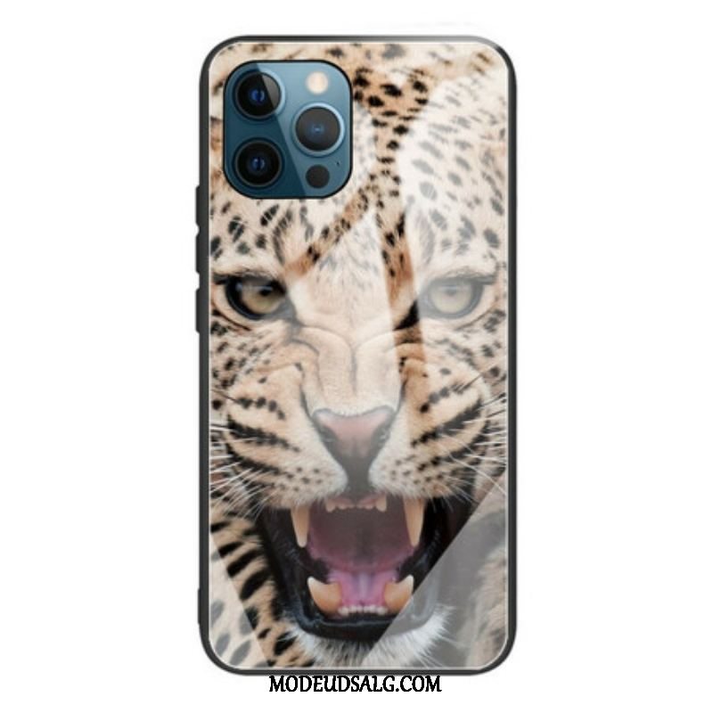 Cover iPhone 13 Pro Leopard Hærdet Glas