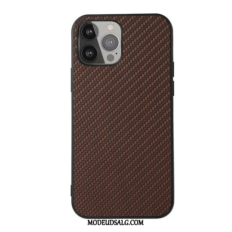 Cover iPhone 13 Pro Max Carbon Fiber Tekstur I Lædereffekt