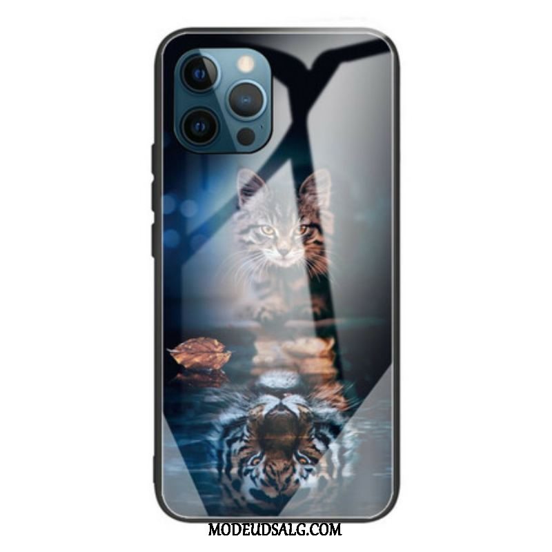 Cover iPhone 13 Pro Mit Tiger Hærdet Glas