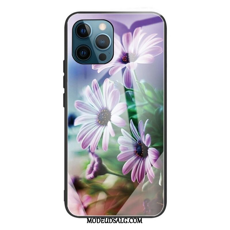 Cover iPhone 13 Pro Realistiske Hærdet Glas Blomster