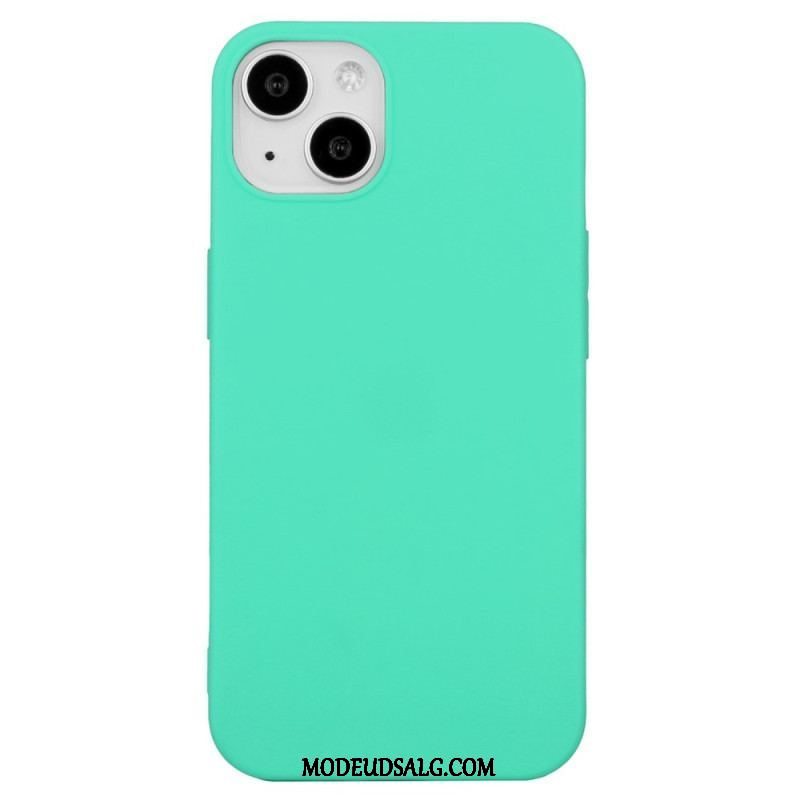 Cover iPhone 14 Plus Enkelt Mat Silikone