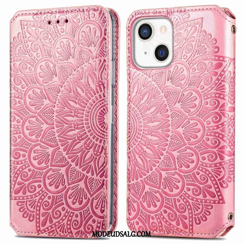 Cover iPhone 14 Plus Flip Cover Mandala