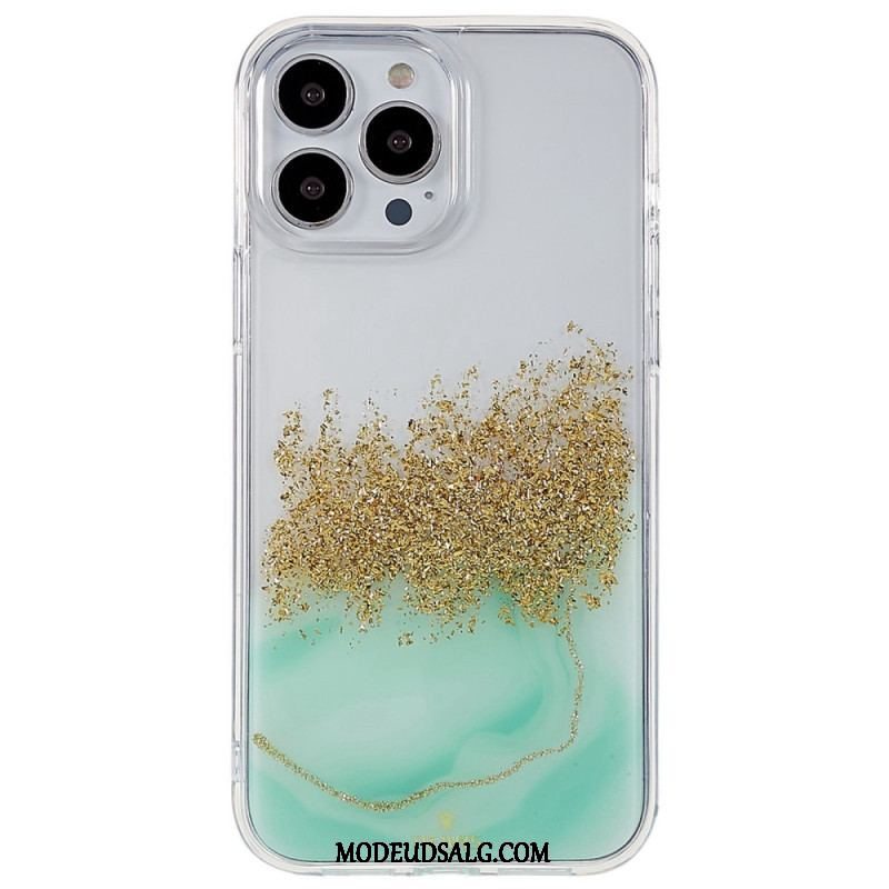 Cover iPhone 14 Pro Glitter Kunst