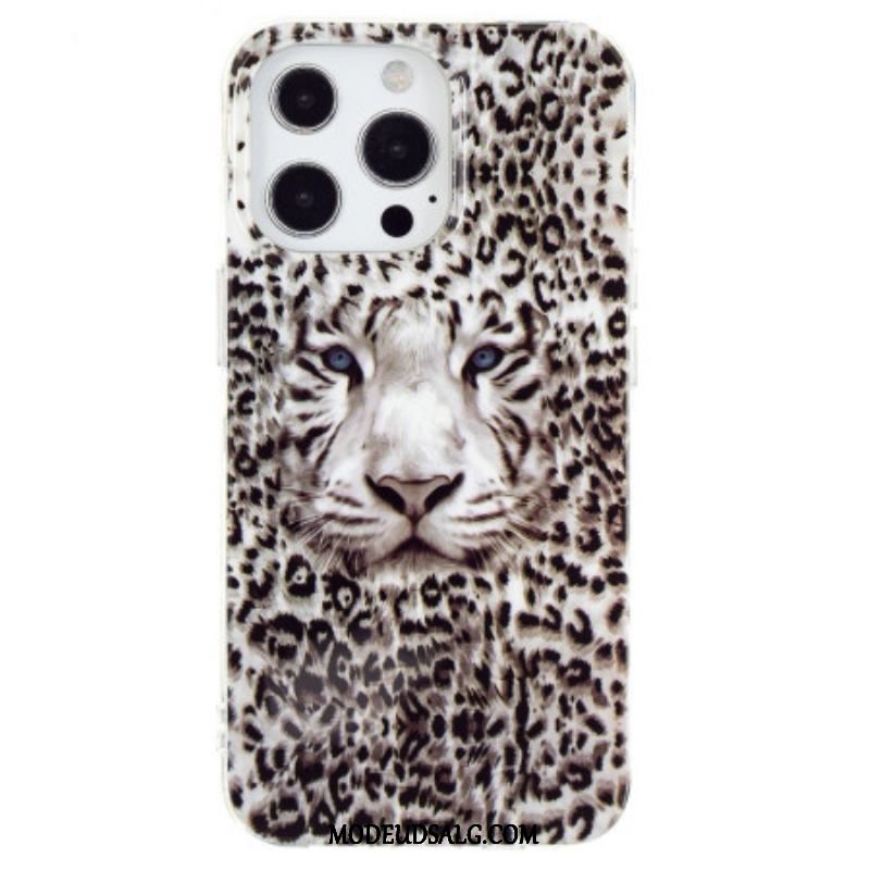 Cover iPhone 15 Pro Fluorescerende Leopard
