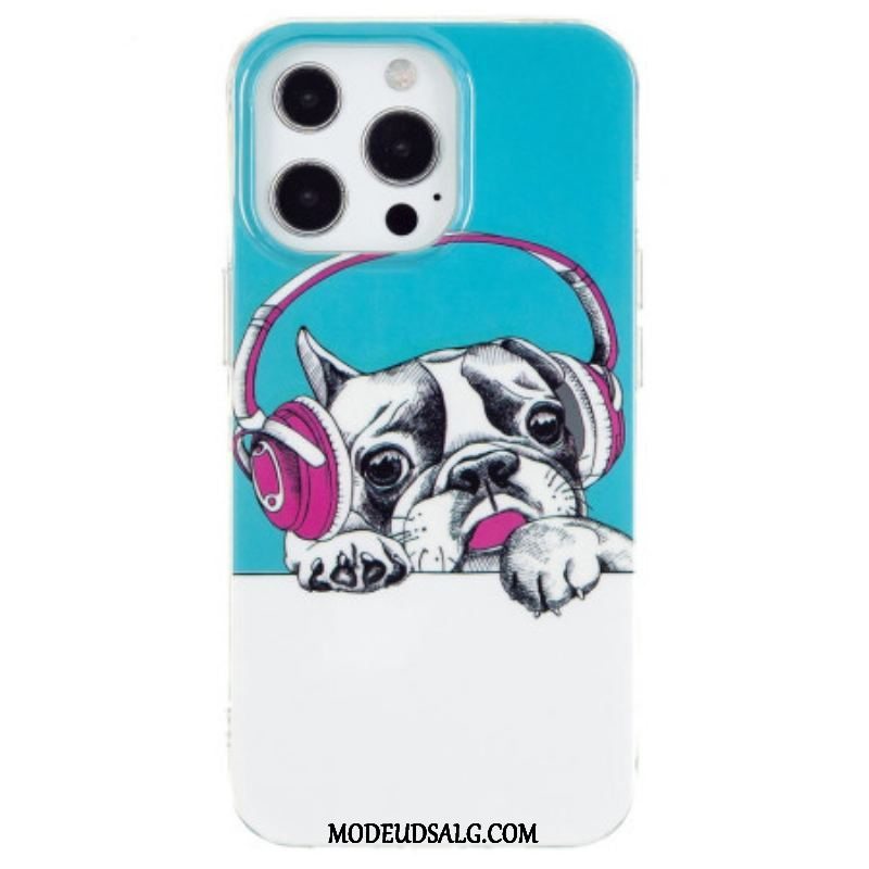 Cover iPhone 15 Pro Max Fluorescerende Hund