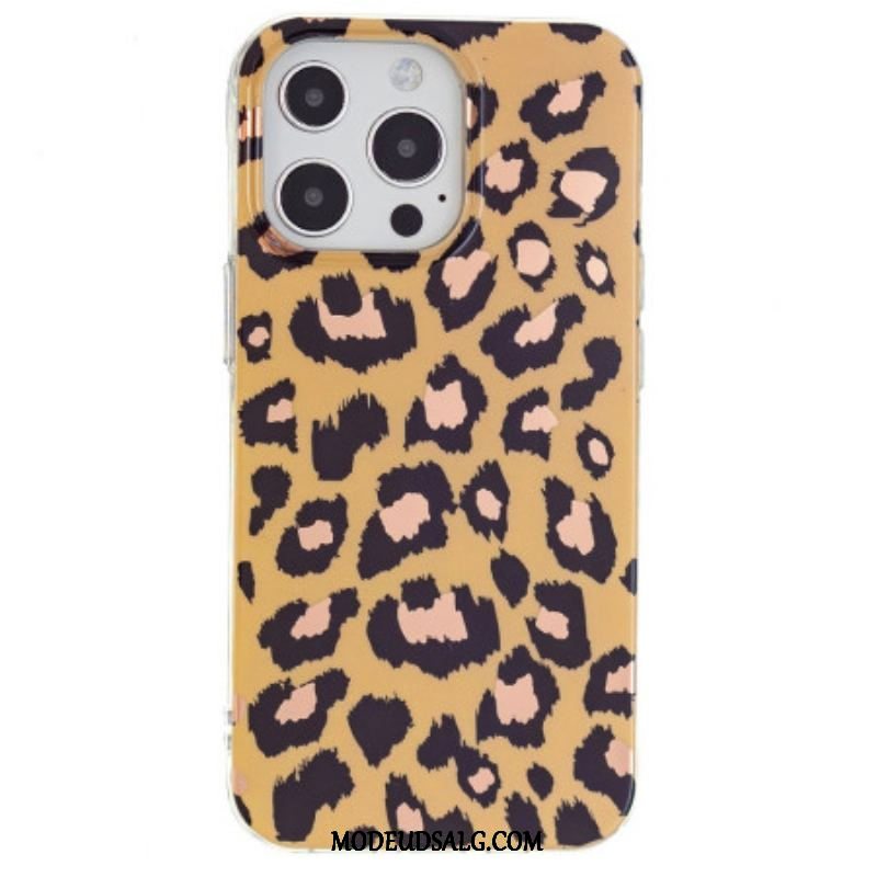 Cover iPhone 15 Pro Max Leopardmønster