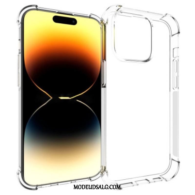 Cover iPhone 15 Pro Transparent Med Forstærkede Hjørner