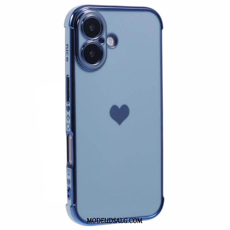 Cover iPhone 16 Plus Hjerte