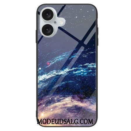 Cover iPhone 16 Plus Telefon Etui Hærdet Glas Mælkevejen