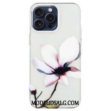 Cover iPhone 16 Pro Hvid Blomst