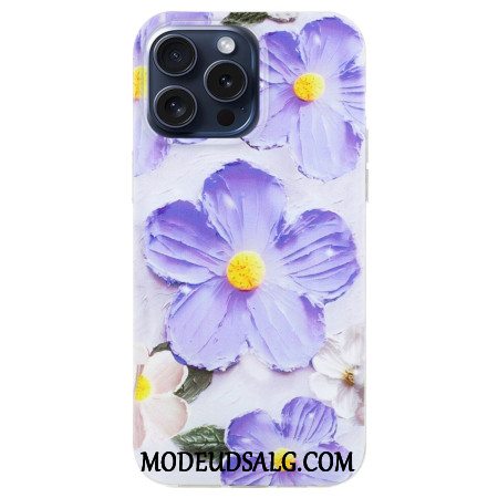 Cover iPhone 16 Pro Lilla Blomster