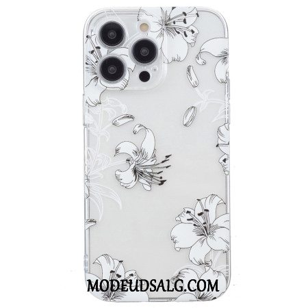 Cover iPhone 16 Pro Max Hvide Blomster