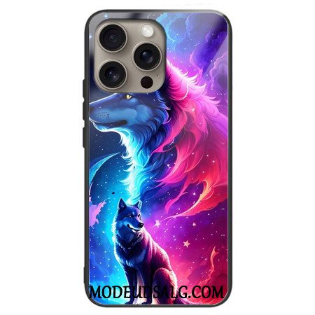 Cover iPhone 16 Pro Max Starry Wolf Hærdet Glas