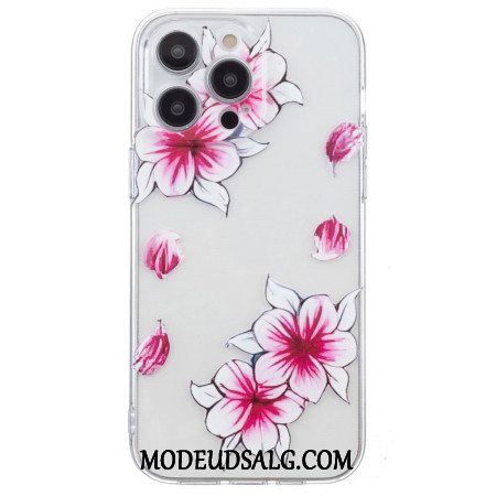 Cover iPhone 16 Pro Max Telefon Etui Kirsebærblomster