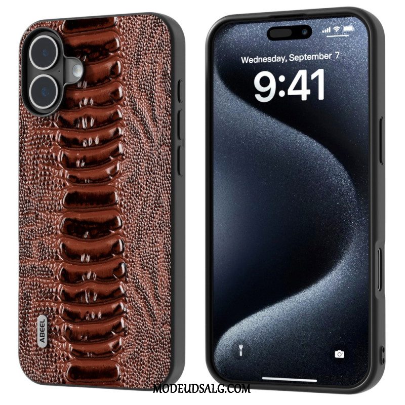 Cover iPhone 16 Telefon Etui Krokodillestil