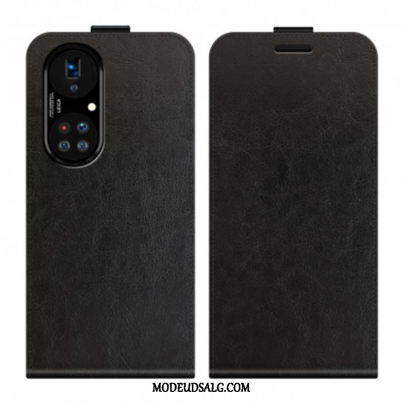 Flip Cover Huawei P50 Pro Læder Cover Lodret Flap Lædereffekt