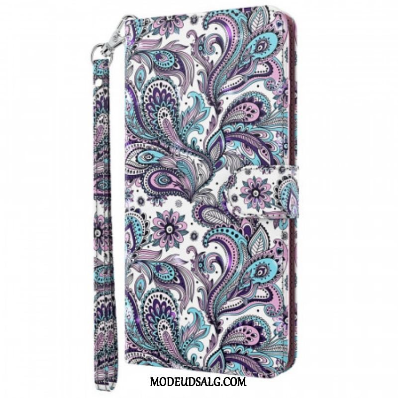 Flip Cover Moto G71 5G Paisley