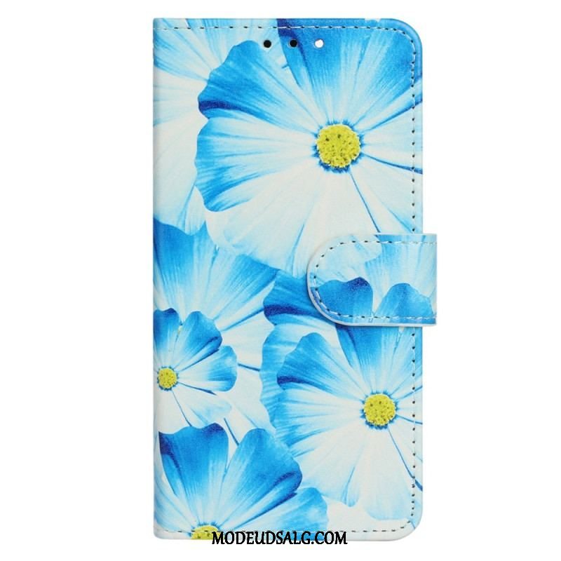 Flip Cover Moto G73 5G Intense Blomster