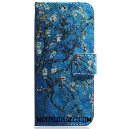 Flip Cover Motorola Edge 50 Fusion Abrikosblomster