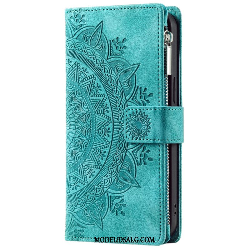 Flip Cover Motorola Edge 50 Fusion Mandala Flower Ruskindseffekt Tegnebog