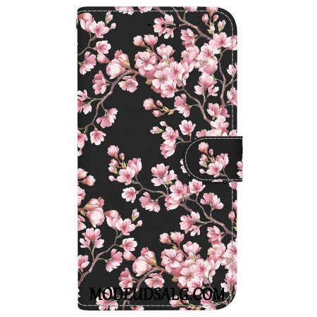 Flip Cover Motorola Edge 50 Pro Blommeblomster Med Rem